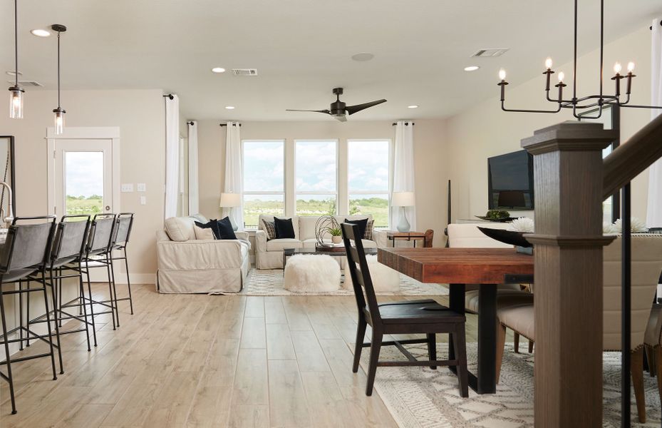 Representative furnished interior of a home built from the Lochridge by Pulte Homes in Sunfield, Mustang Ridge (Image 10).