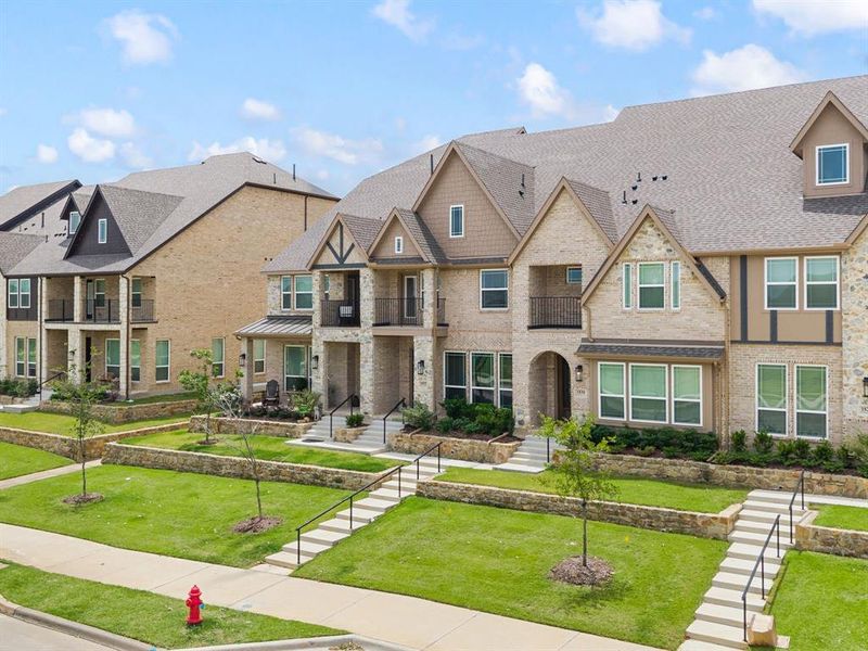 Front exterior of a new home in , Farmers Branch, TX, highlighting curb appeal (Image 20).