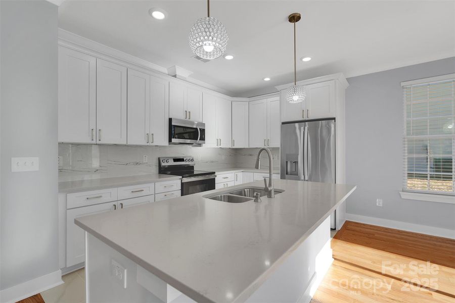 Furnished interior view inside a new home in , Charlotte (Image 11).