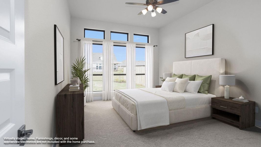 Furnished interior view inside a new home in Artavia 55' - Valencia, Conroe (Image 8). Furnished interior view inside a new home in Artavia 55' - Valencia, Conroe (Image 8).