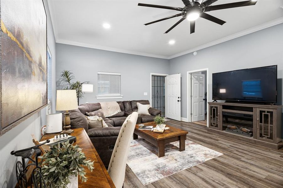 Furnished interior view inside a new home in , Alvord (Image 24).