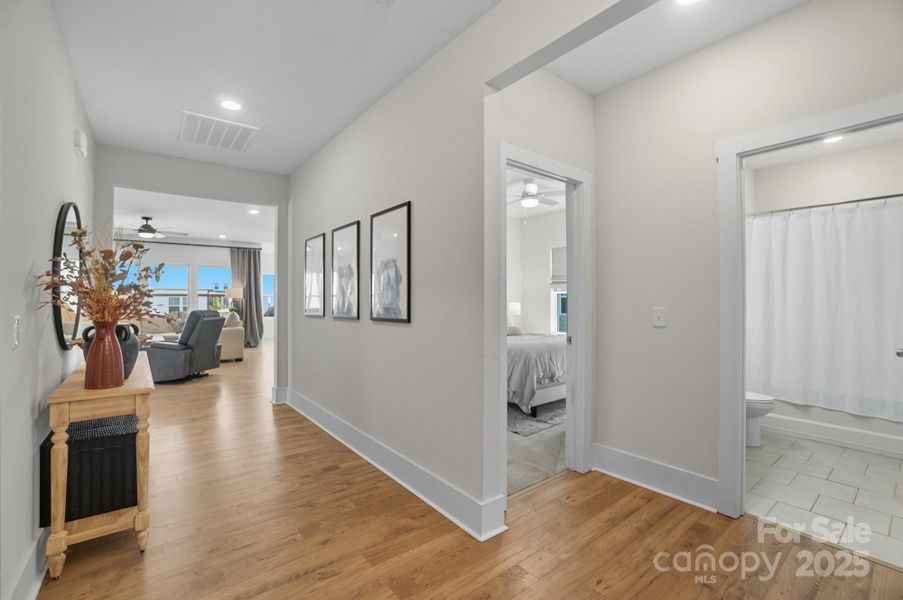 Furnished interior view inside a new home in , Monroe (Image 9).