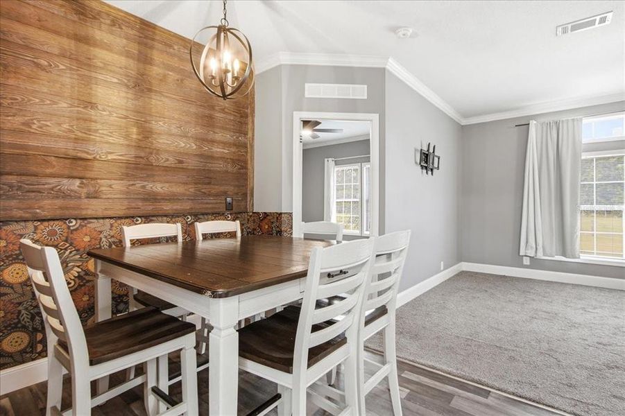 Furnished interior view inside a new home in , Bushnell (Image 11).