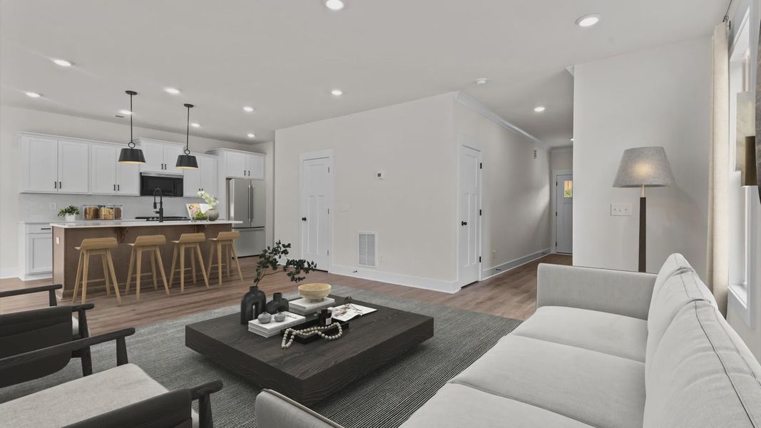 Furnished interior view inside a new home in Hinson Farm, Fountain Inn (Image 6).