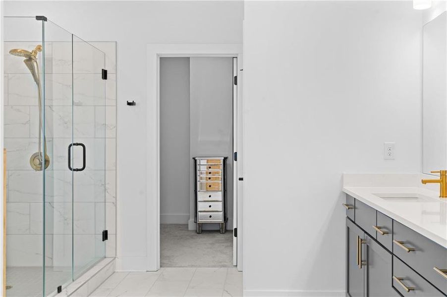 Furnished interior view inside a new home in , Marietta (Image 36).