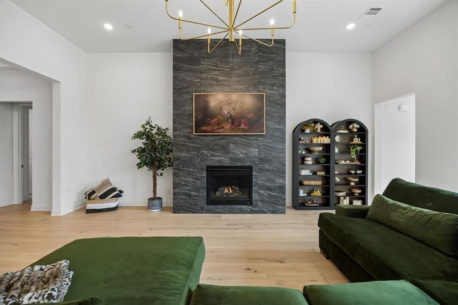 Furnished interior view inside a new home in , Fort Worth (Image 9).