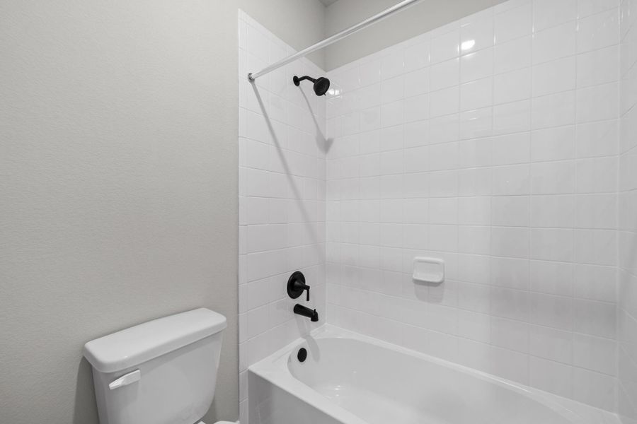 An additional view of your secondary bathroom.