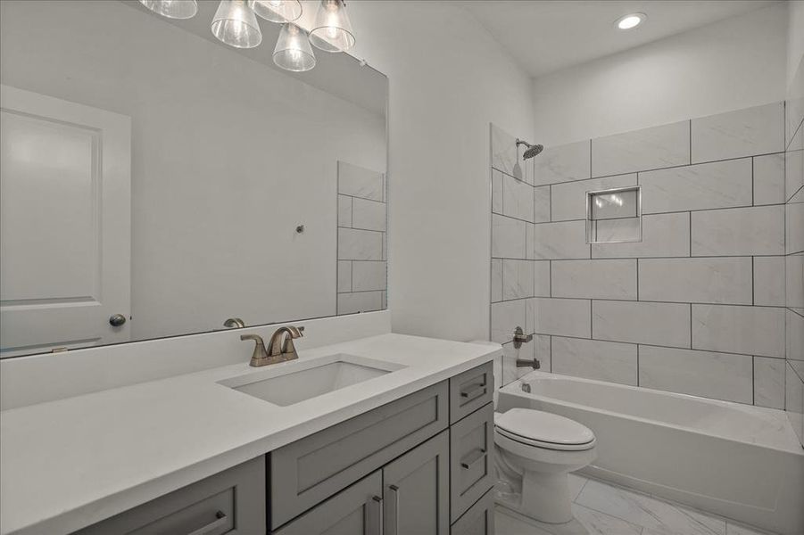 Furnished interior view inside a new home in Briar Branch Estates, Celeste (Image 12). Furnished interior view inside a new home in Briar Branch Estates, Celeste (Image 12).