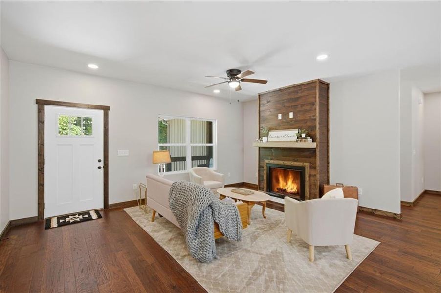 Furnished interior view inside a new home in , Ellijay (Image 8). Furnished interior view inside a new home in , Ellijay (Image 8).