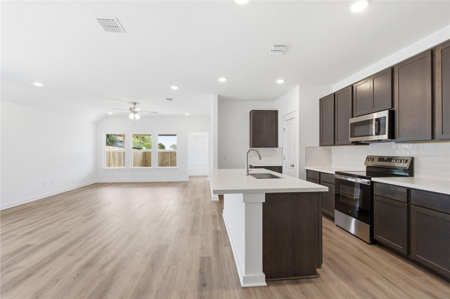 Furnished interior view inside a new home in Calumet, Jarrell (Image 8).