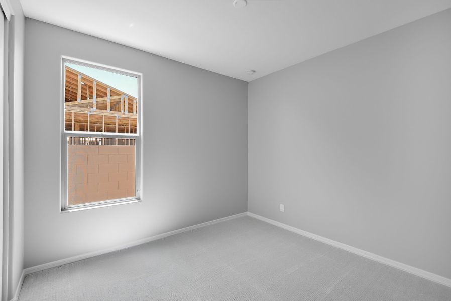 Representative unfurnished interior of a home built from the Yellowstone by Taylor Morrison in Artisan at Asante Passage Collection, Surprise (Image 37). Representative unfurnished interior of a home built from the Yellowstone by Taylor Morrison in Artisan at Asante Passage Collection, Surprise (Image 37).