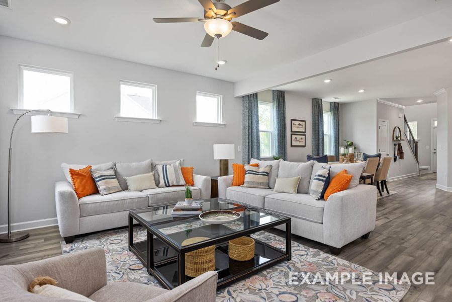 Representative furnished interior of a home built from the The Adalynn A by Davidson Homes LLC in Villas at Carpenter Woods, Durham (Image 17). Representative furnished interior of a home built from the The Adalynn A by Davidson Homes LLC in Villas at Carpenter Woods, Durham (Image 17).