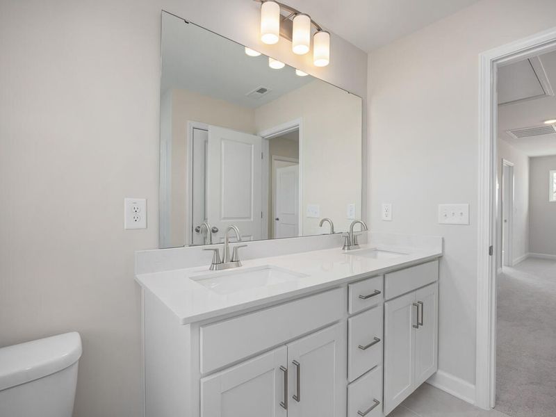 Furnished interior view inside a new home in Retreat at North Main, Lillington (Image 9).