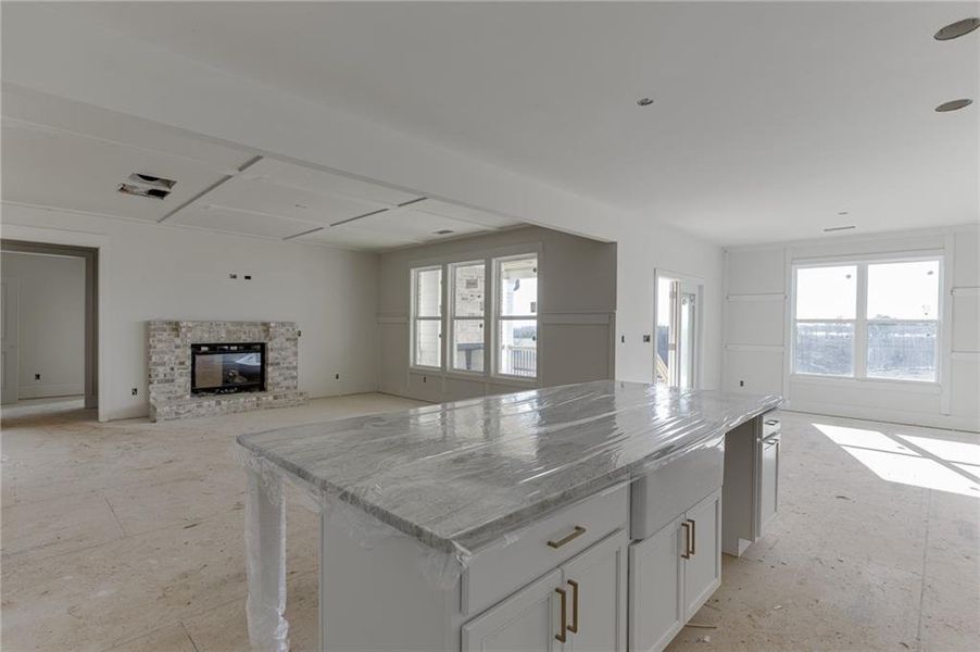 In-progress construction of a new home in , Buford, GA (Image 18).