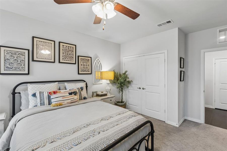 Furnished interior view inside a new home in Gatherings® at Twin Creeks, Allen (Image 30).