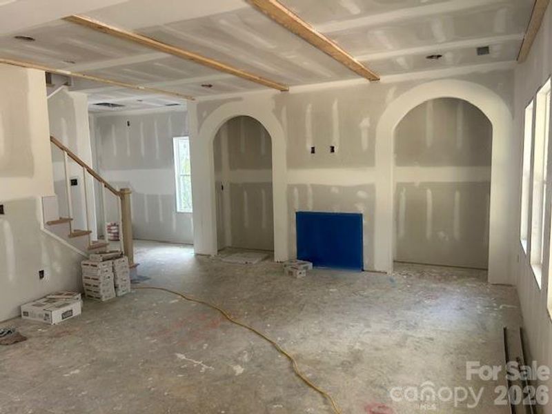 In-progress construction of a new home in , Charlotte, NC (Image 7). In-progress construction of a new home in , Charlotte, NC (Image 7).