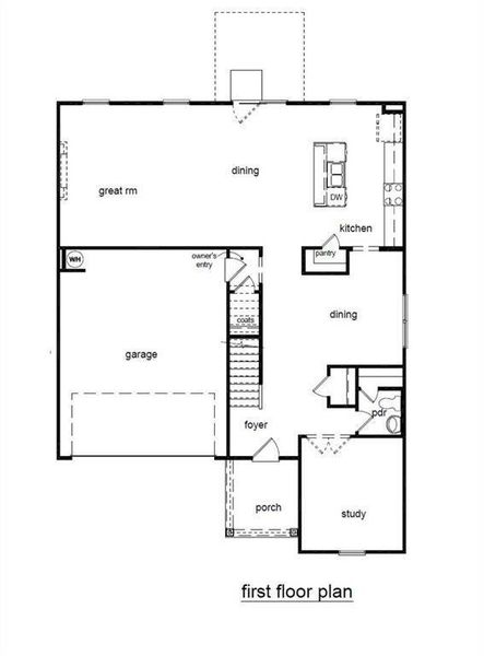 2D floor plan layout of this home in Hawthorne Reserve, Dallas, GA (Image 2). 2D floor plan layout of this home in Hawthorne Reserve, Dallas, GA (Image 2).