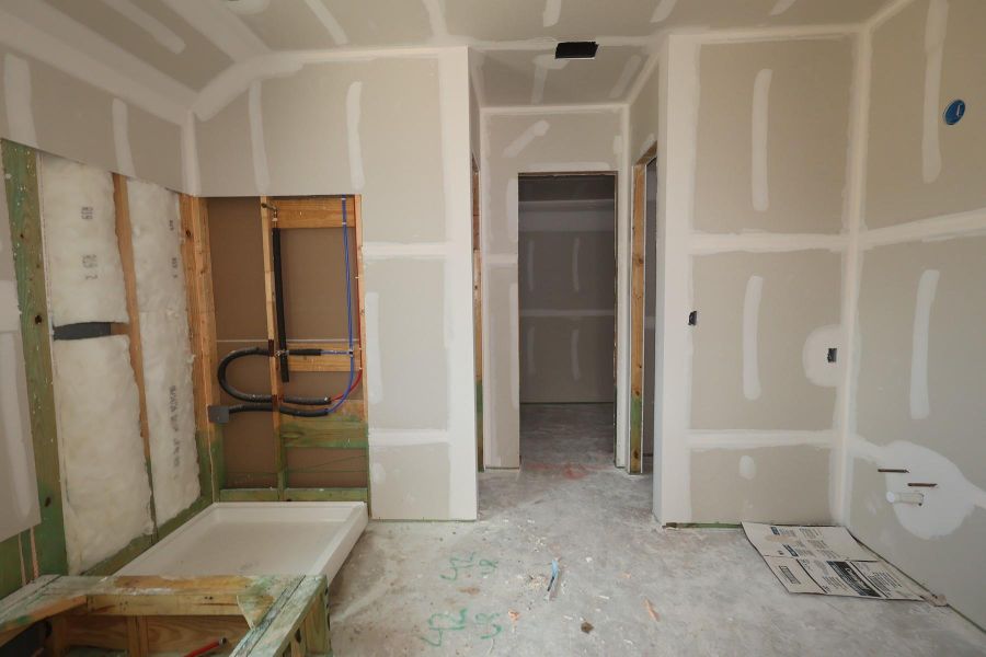 In-progress construction of a new home in Jordan Ranch - Terrace Collection, Fulshear, TX (Image 13).