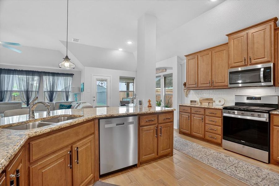 Furnished interior view inside a new home in Silo Mills, Joshua (Image 13).