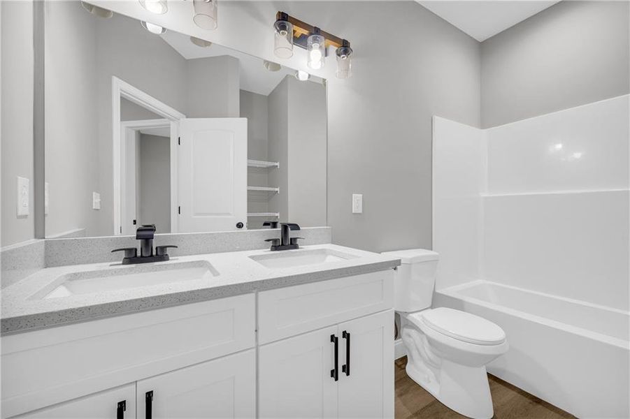 Furnished interior view inside a new home in , Franklin Springs (Image 16).