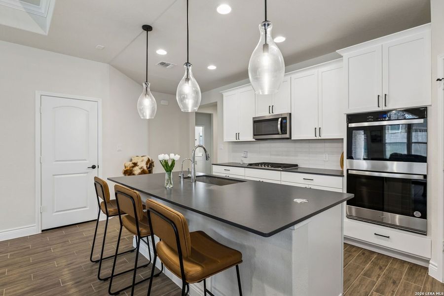 Furnished interior view inside a new home in Sendero at Veramendi, New Braunfels (Image 10).