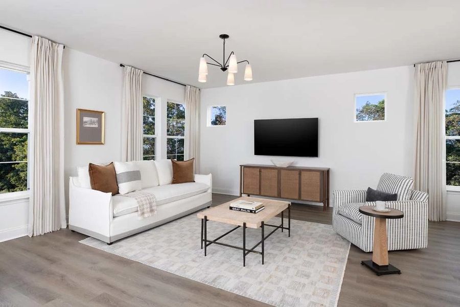 Representative furnished interior of a home built from the Oakland by Ashton Woods in Promenade at Clari Park, Murfreesboro (Image 6).