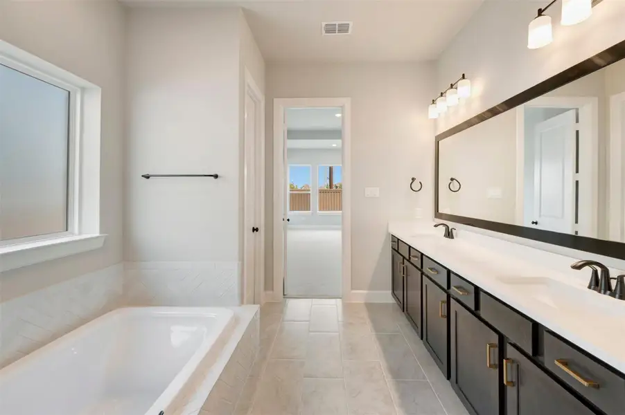 Furnished interior view inside a new home in Brookewater - Ascent Collection, Rosenberg (Image 8).