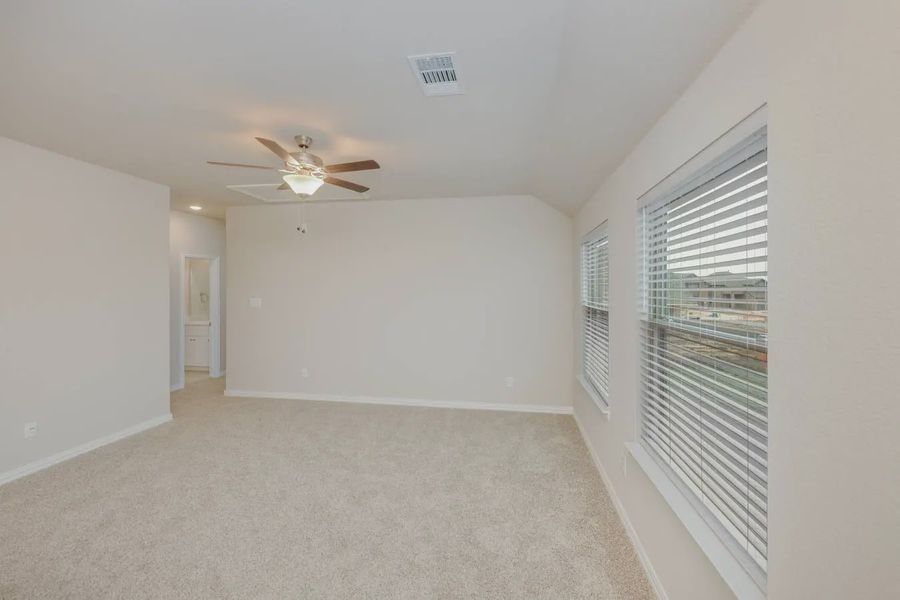 Representative unfurnished interior of a home built from the Chicago by Chesmar Homes in Heartland 40's, Heartland (Image 17).