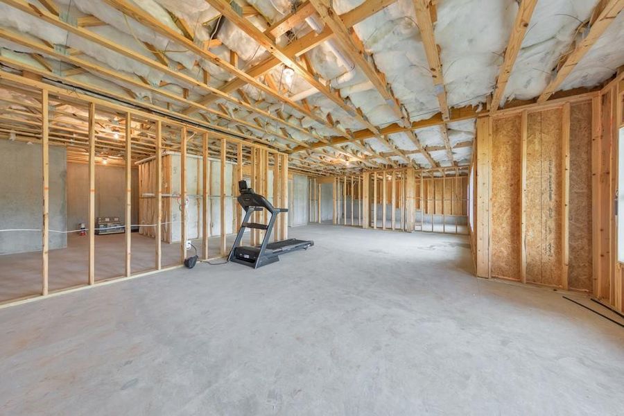 In-progress construction of a new home in , Woodstock, GA (Image 54).