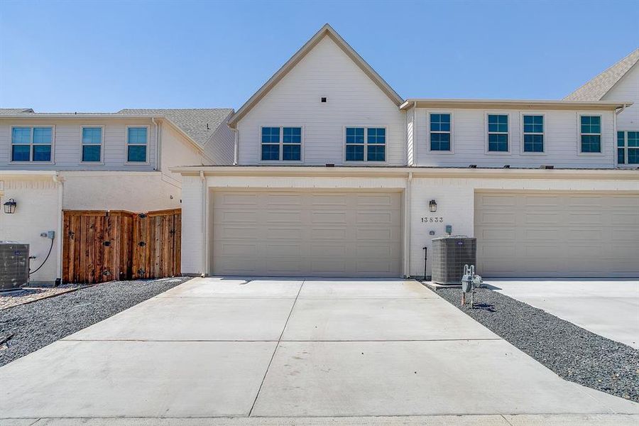Front exterior of a new home in , Fort Worth, TX, highlighting curb appeal (Image 1). Front exterior of a new home in , Fort Worth, TX, highlighting curb appeal (Image 1).