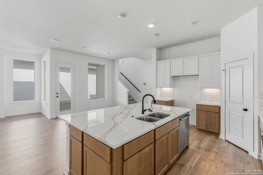 Furnished interior view inside a new home in The Crossvine – Garden Homes, Schertz (Image 6).