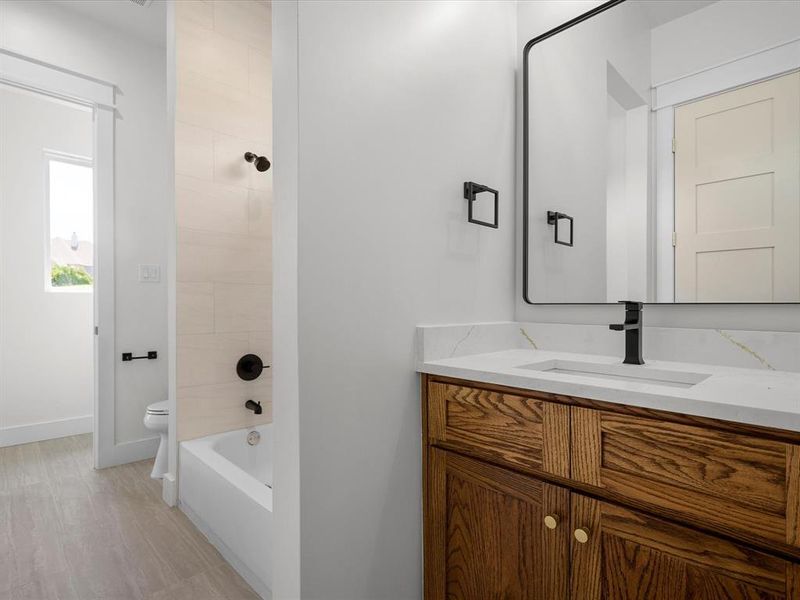 Furnished interior view inside a new home in , Fort Worth (Image 7). Furnished interior view inside a new home in , Fort Worth (Image 7).