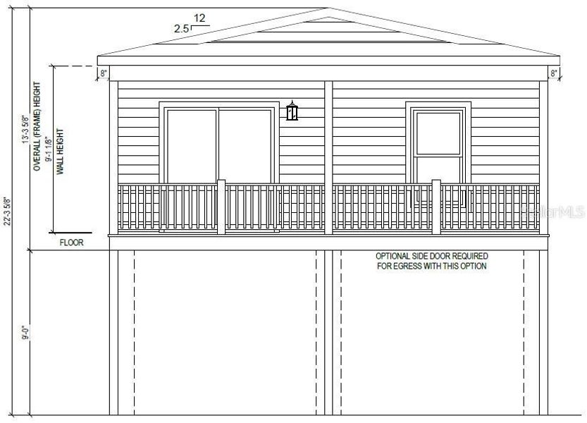 Exterior rendering of this home design in Harbour Heights, Punta Gorda, FL (Image 3).