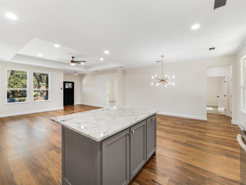 Furnished interior view inside a new home in , Denton (Image 3).
