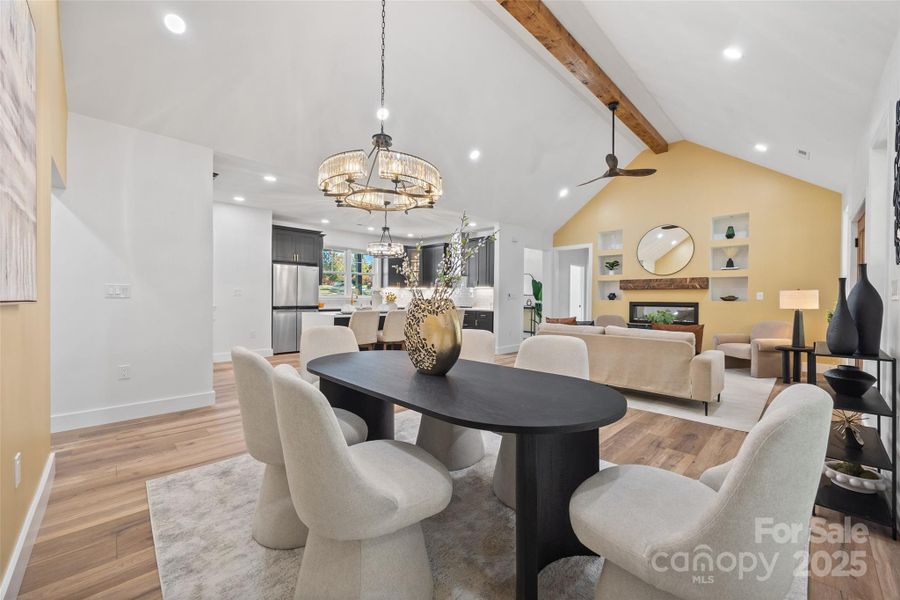 Furnished interior view inside a new home in , Charlotte (Image 16).