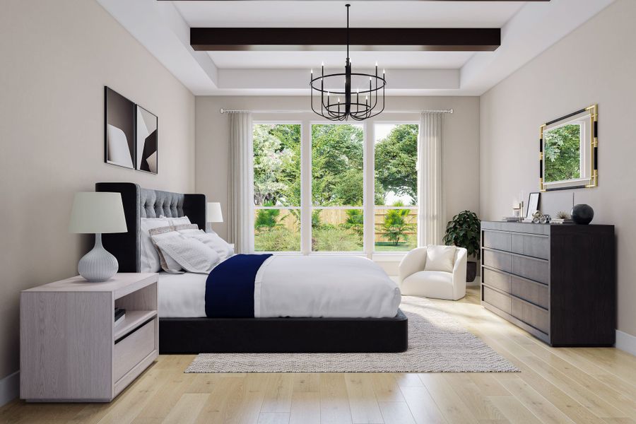 Image 16 representing the Lamesa by Tri Pointe Homes in Harvest Green, Richmond, TX.