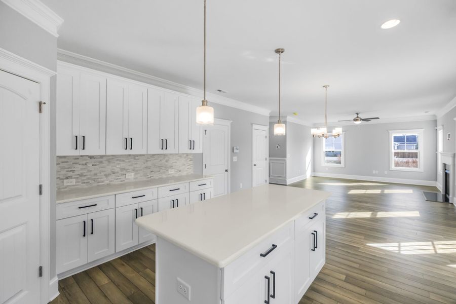 Representative furnished interior of a home built from the Drayton by Caviness & Cates Communities in Maggie Way, Wendell (Image 32).