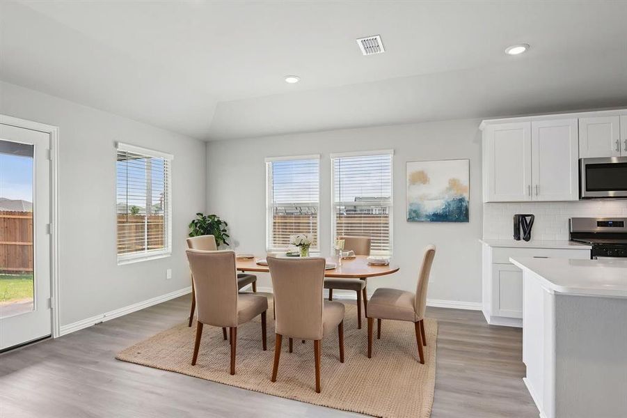 Furnished interior view inside a new home in River Ridge, Crandall (Image 14). Furnished interior view inside a new home in River Ridge, Crandall (Image 14).