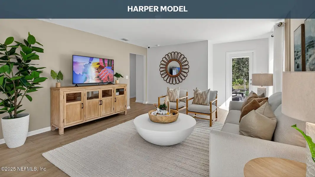 Furnished interior view inside a new home in , Bunnell (Image 10).