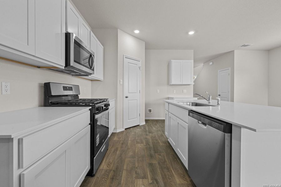 Furnished interior view inside a new home in Redbird Ranch, San Antonio (Image 6).