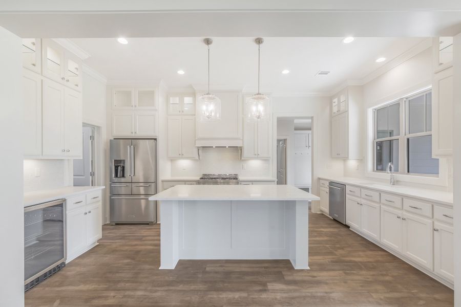 Representative furnished interior of a home built from the The Charlotte by Manuel Builders in Chapel Bend, Montgomery (Image 6).