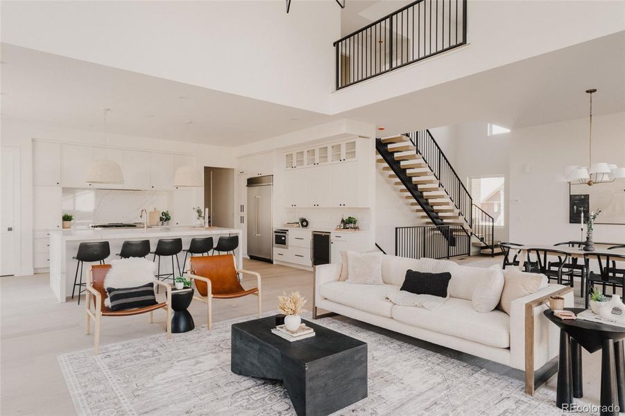 Furnished interior view inside a new home in , Wheat Ridge (Image 7).