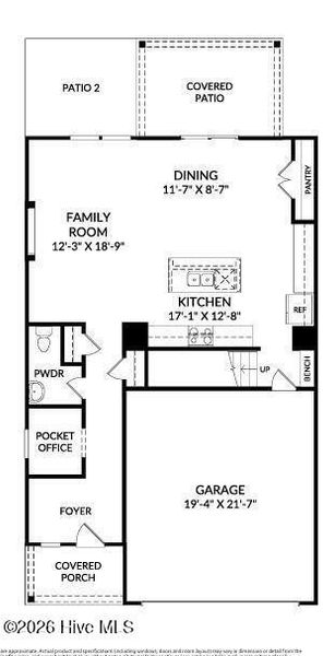 2D floor plan layout of this home in Providence Station at Trolley Run, Aiken, SC (Image 3). 2D floor plan layout of this home in Providence Station at Trolley Run, Aiken, SC (Image 3).