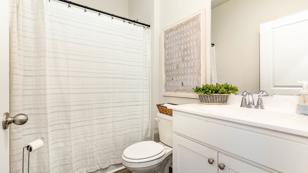 Furnished interior view inside a new home in Winfield Farms, Myrtle Beach (Image 14). Furnished interior view inside a new home in Winfield Farms, Myrtle Beach (Image 14).
