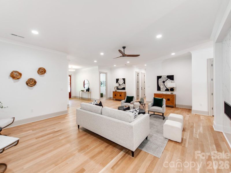 Furnished interior view inside a new home in , Charlotte (Image 7).