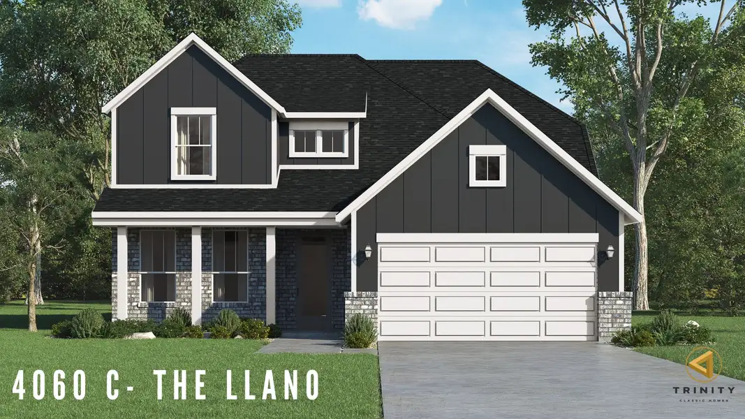 Representative exterior photo of a completed home built from the The Llano by Trinity Classic Homes in Covenant Park, Springtown, TX (Image 2). Representative exterior photo of a completed home built from the The Llano by Trinity Classic Homes in Covenant Park, Springtown, TX (Image 2).