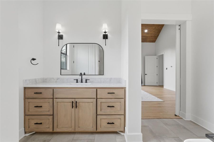 Furnished interior view inside a new home in , Willis (Image 18).