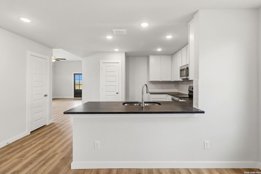 Furnished interior view inside a new home in Katzer Ranch, Converse (Image 11).