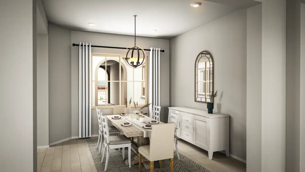 Furnished interior view inside a new home in Whispering Hills, Laveen (Image 7).