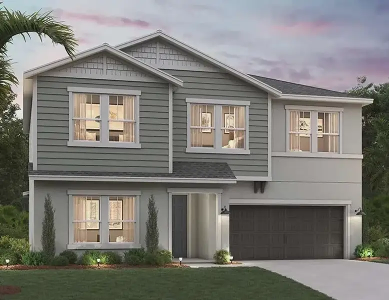 Representative exterior photo of a completed home built from the Windsor by Cardel Homes in Coasterra, Palmetto, FL (Image 1). Representative exterior photo of a completed home built from the Windsor by Cardel Homes in Coasterra, Palmetto, FL (Image 1).
